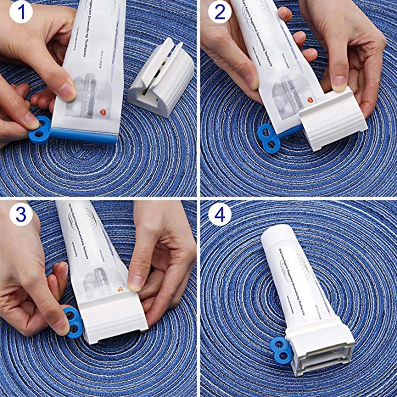 בית משחת שיניים Dispenser מסחטת אביזרי אמבטיה משחת שיניים מחזיק ארגונית צבע לשיער קוסמטי Creative מסחטת אין פסולת