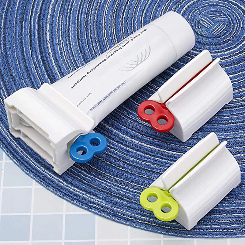 בית משחת שיניים Dispenser מסחטת אביזרי אמבטיה משחת שיניים מחזיק ארגונית צבע לשיער קוסמטי Creative מסחטת אין פסולת